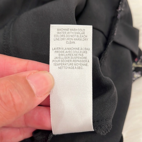 Dynamite Long Sleeve Black Floral Maxi Dress - Picture 13 of 14